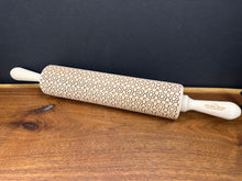 Load image into Gallery viewer, Rolling Pin, Wooden Embossed - Modern Boho
