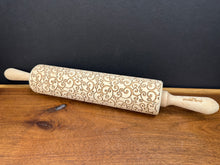 Load image into Gallery viewer, Rolling Pin, Wooden Embossed - Curls
