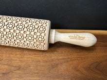 Load image into Gallery viewer, Rolling Pin, Wooden Embossed - Modern Boho
