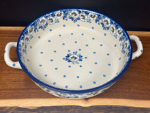 Load image into Gallery viewer, Baker, Round w/Handles 10&quot; - White Poppy
