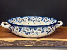 Load image into Gallery viewer, Baker, Round w/Handles 10&quot; - White Poppy
