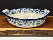 Load image into Gallery viewer, Baker, Round w/Tab Handles, 10.25" - White Poppy
