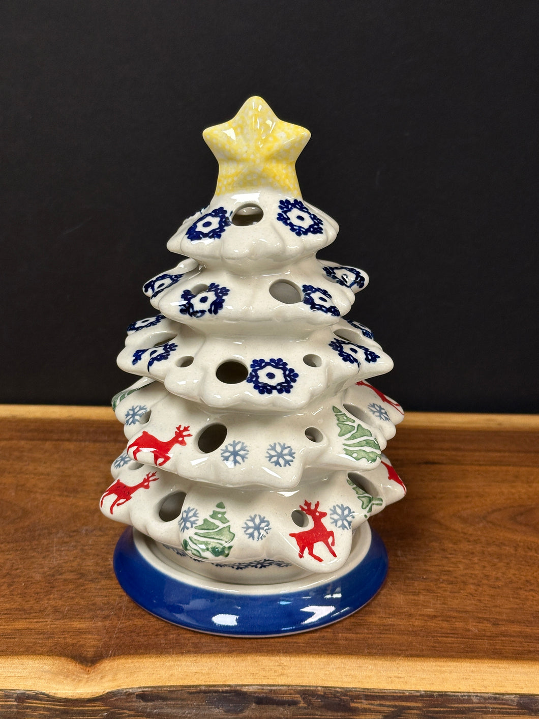 Tree, Luminary Manufacture 7.5” - Red Reindeer