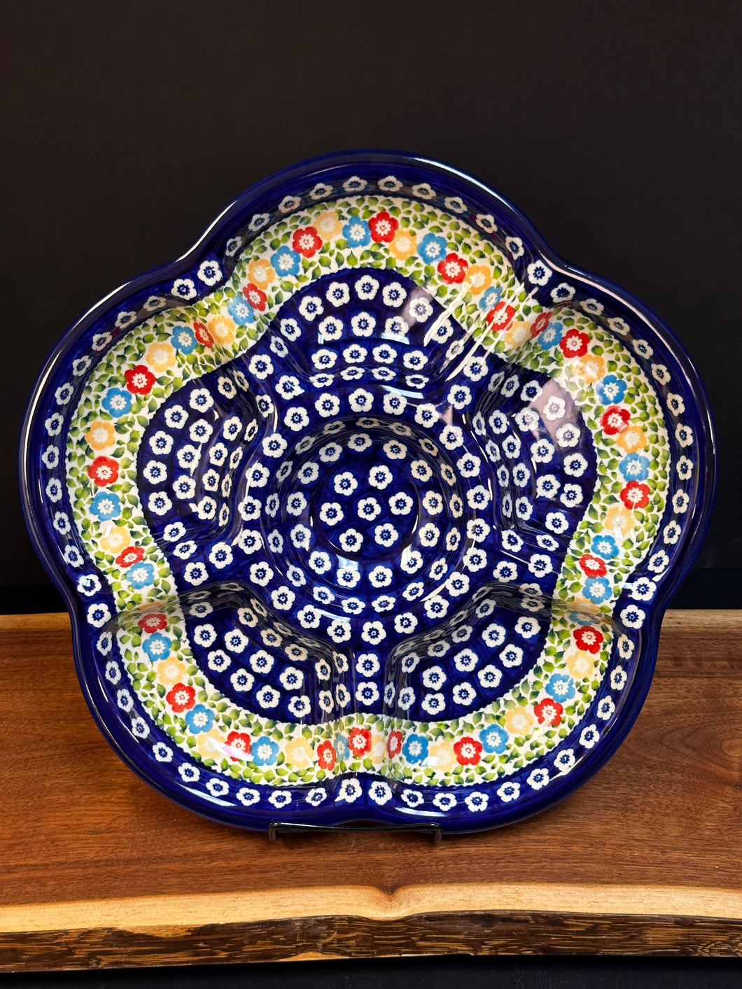 Platter, Divided Round - Botanical Gardens