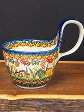 Load image into Gallery viewer, Bowl, Loop Handle Soup - Hedgehog &amp; Mushrooms

