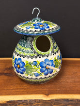 Load image into Gallery viewer, Birdhouse, Kalich Unikat - Blue Poppy
