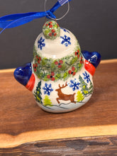 Load image into Gallery viewer, Ornament, Snowman with Scarf - Reindeer in the Snow
