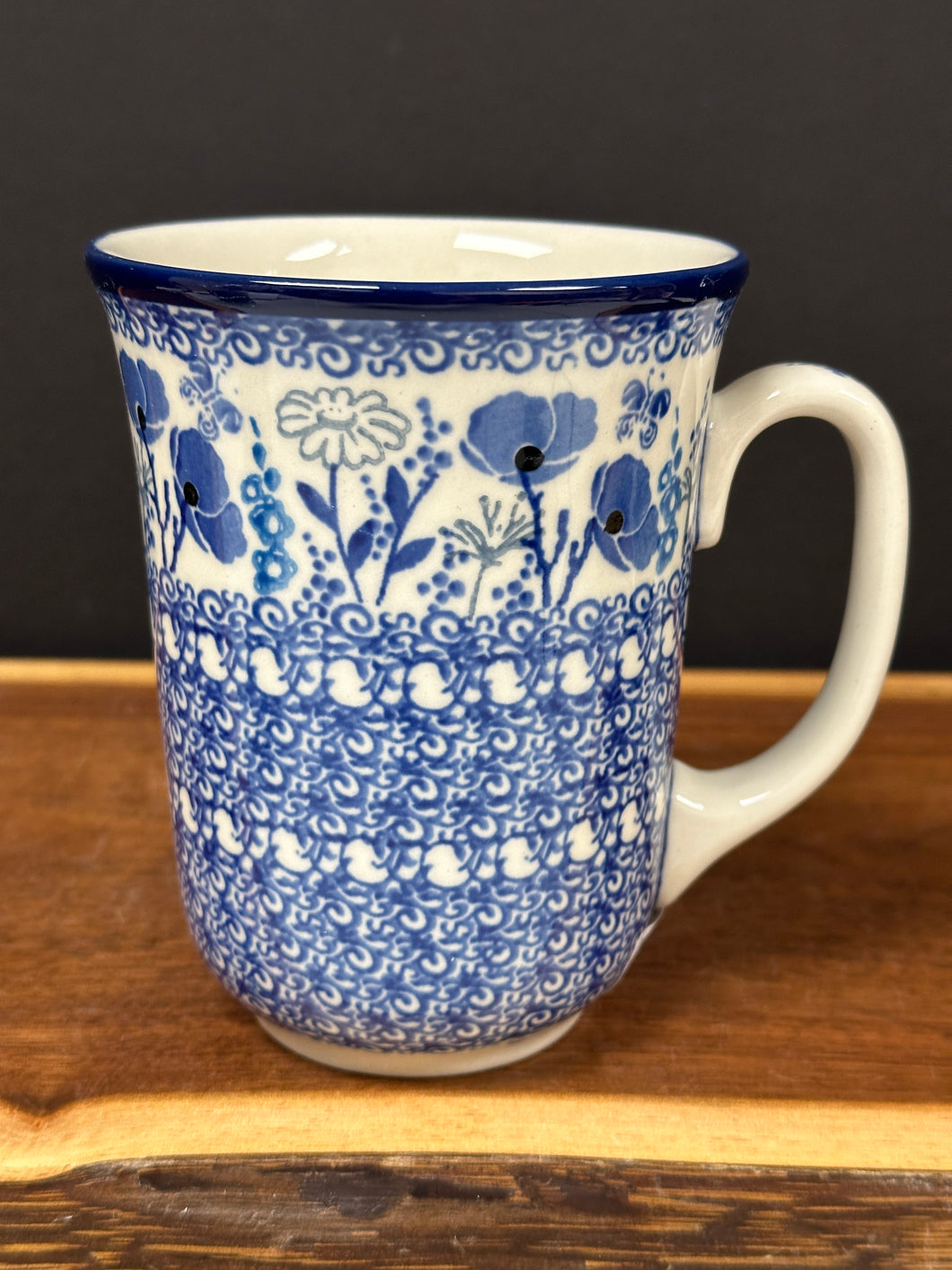Mug, Bistro 16 oz. - Evening Poppies
