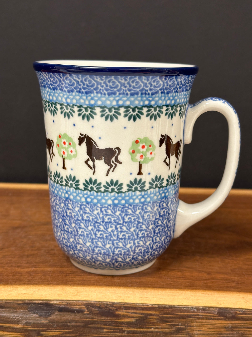 Mug, Bistro 16 oz. - Brown Horse