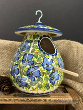 Load image into Gallery viewer, Birdhouse, Kalich Unikat - Blue Orchids

