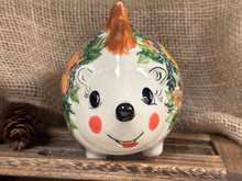 Load image into Gallery viewer, Hedgehog Coin Bank - Autumn Sunflowers
