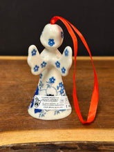 Load image into Gallery viewer, Angel Figurine, Bell Ornament 3.5&quot; - White Poppy
