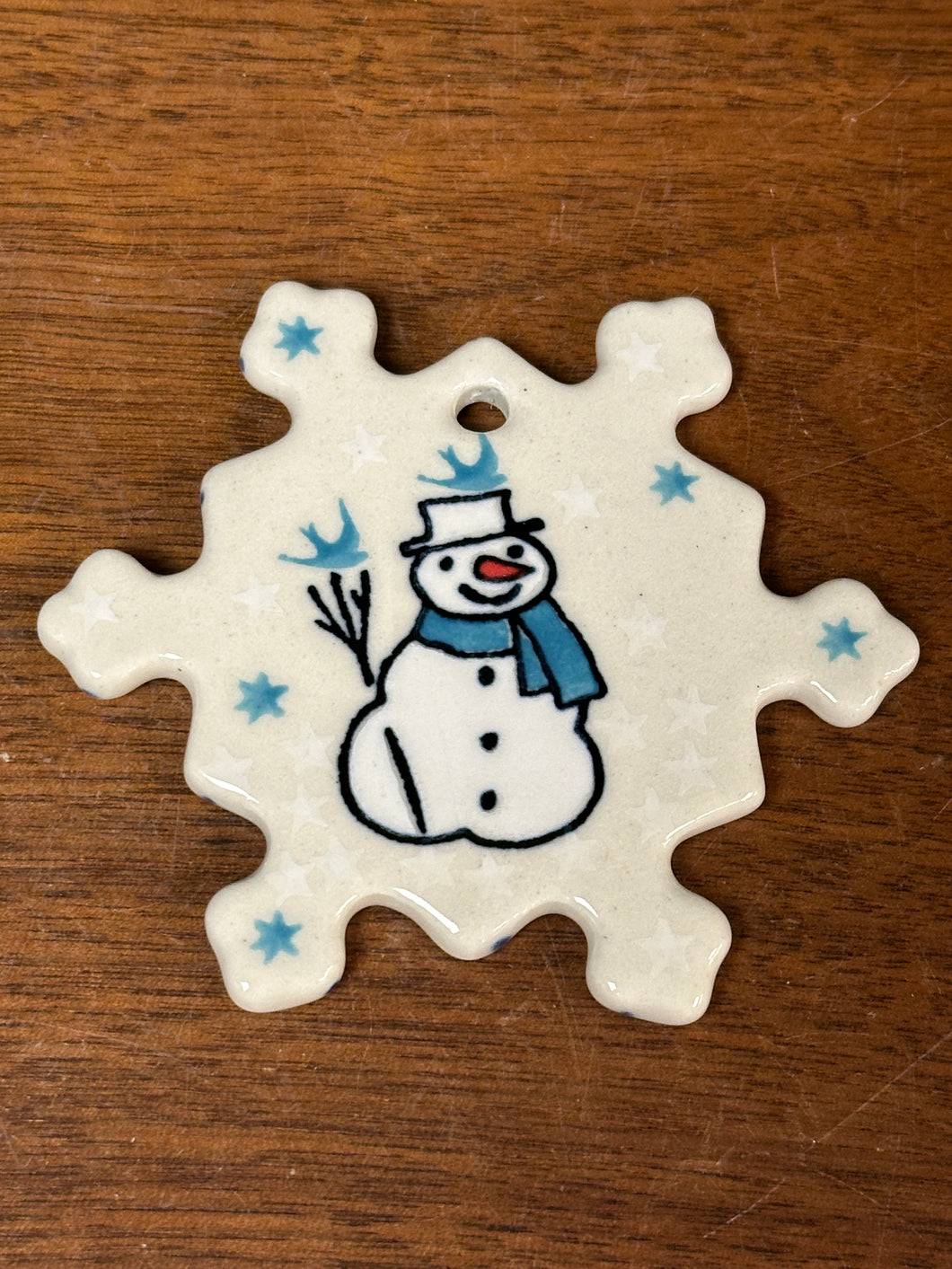 Ornament, Flat Snowflake - Jack Frost
