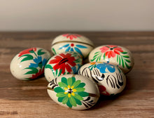 Load image into Gallery viewer, Eggs, 2&quot; Wooden Pysanky - White
