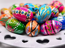 Load image into Gallery viewer, Eggs, 2&quot; Wooden Pysanky - Mixed Colors
