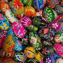Load image into Gallery viewer, Sticker, 3" Rounded Square Pysanky Eggs
