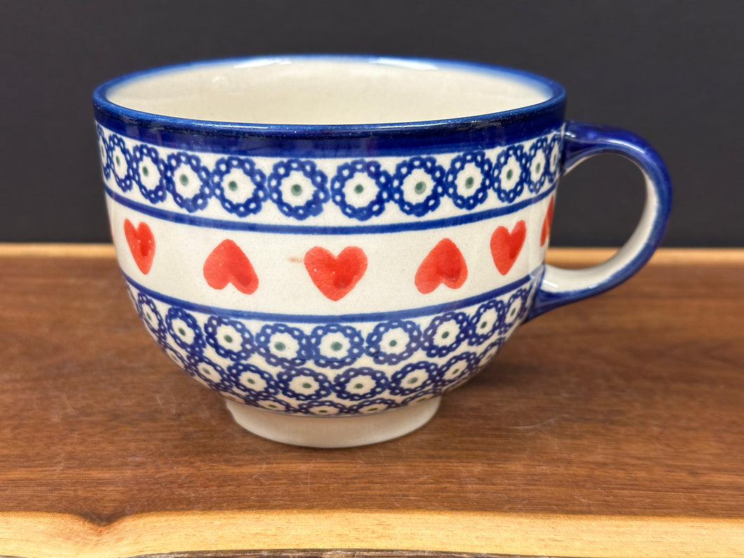 Mug, Soup Pre-owned - Hearts Pattern