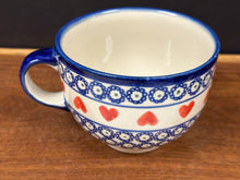 Load image into Gallery viewer, Mug, Soup Pre-owned - Hearts Pattern
