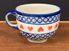 Load image into Gallery viewer, Mug, Soup Pre-owned - Hearts Pattern
