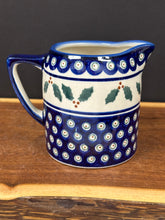 Load image into Gallery viewer, Pitcher, Pre-Owned 16 oz - Holly Leaves
