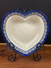 Load image into Gallery viewer, Bowl, Pre-Owned Heart Shaped 8&quot; - Holly Leaves
