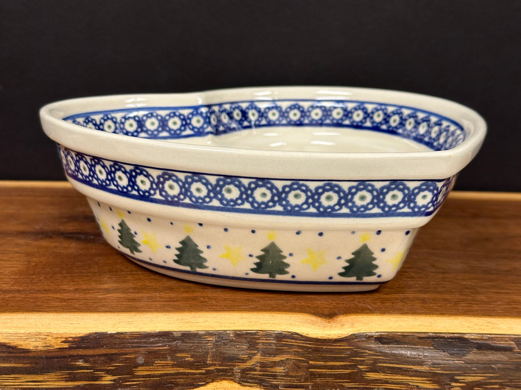 Bowl, Pre-Owned Heart Shaped 8