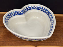 Load image into Gallery viewer, Bowl, Pre-Owned Heart Shaped 8&quot; - Trees Pattern
