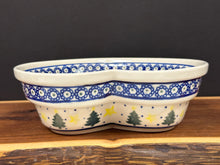 Load image into Gallery viewer, Bowl, Pre-Owned Heart Shaped 8&quot; - Trees Pattern
