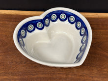 Load image into Gallery viewer, Bowl, Pre-Owned Heart Shaped 6&quot; - Peacock
