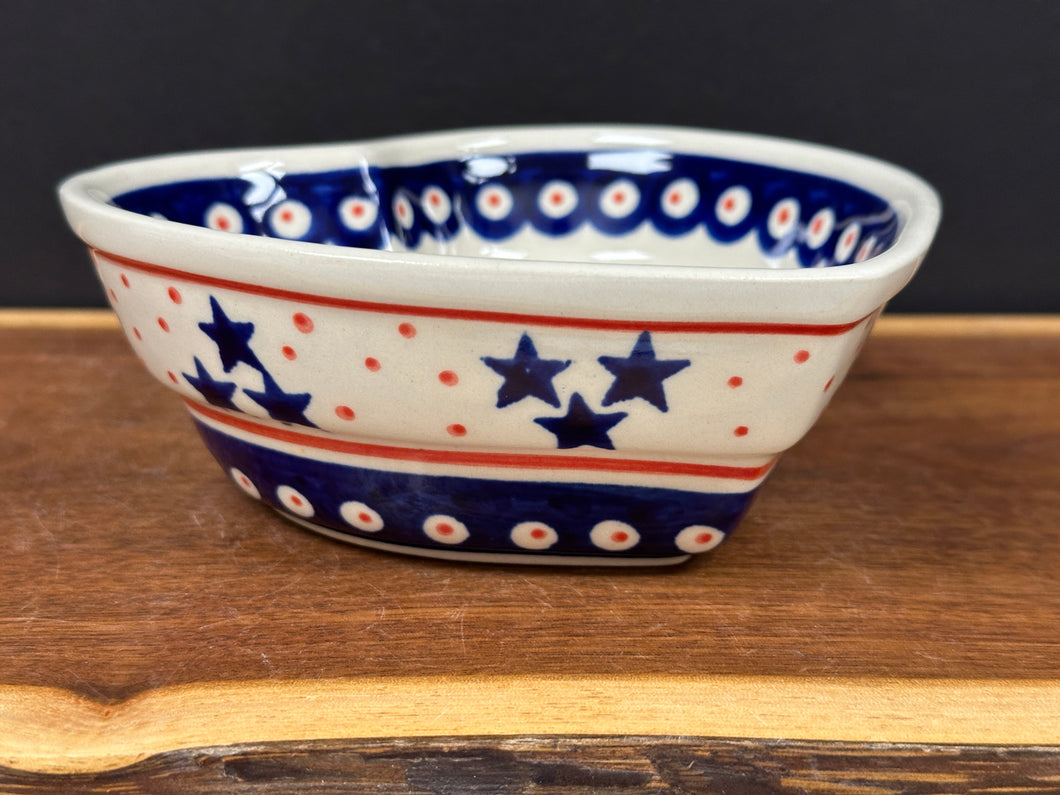 Bowl, Pre-Owned Heart Shaped 6