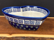 Load image into Gallery viewer, Bowl, Pre-Owned Heart Shaped 8&quot; - Aztec
