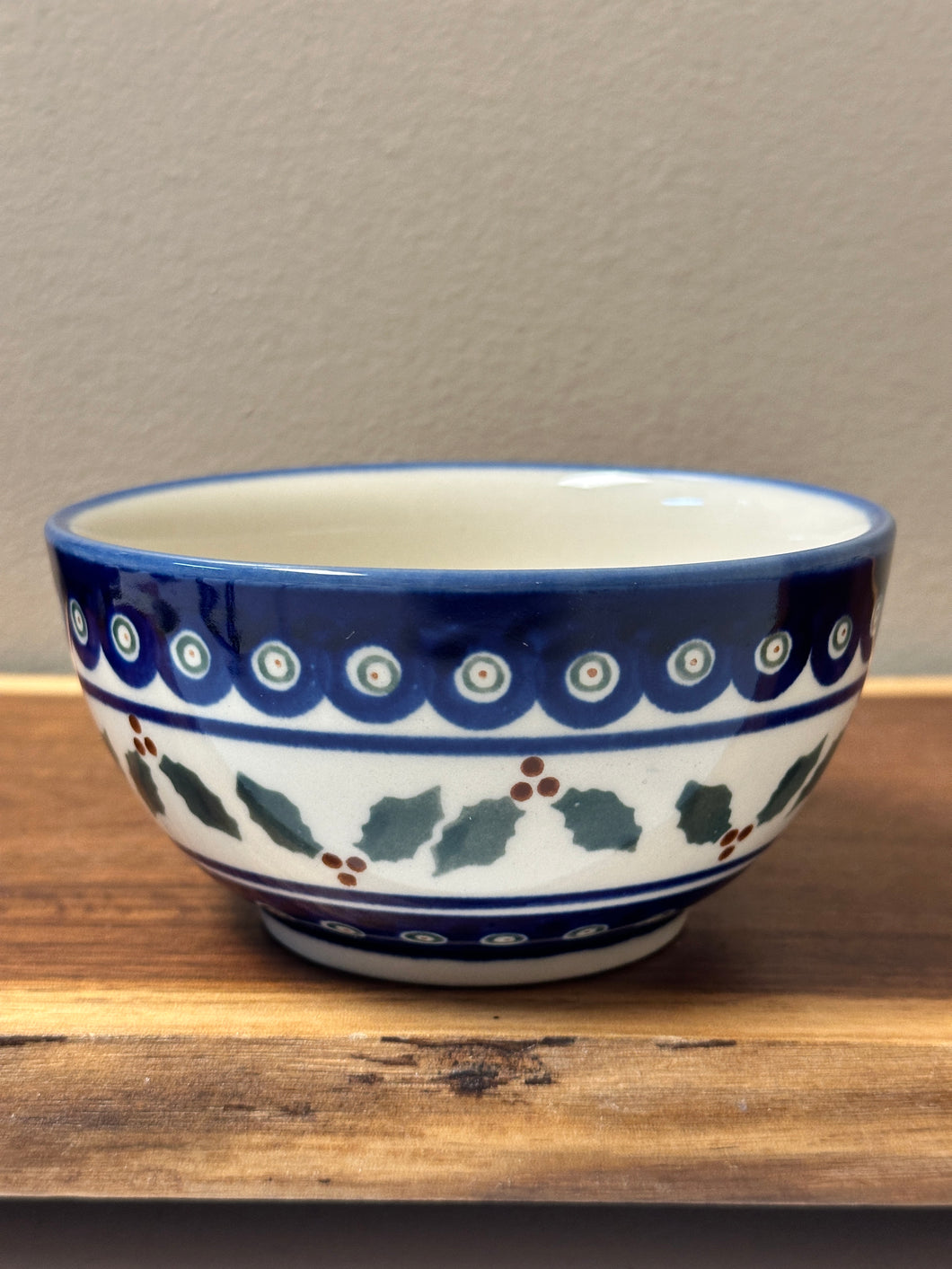 Bowl, Cereal Pre-owned - Holly Leaves