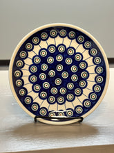 Load image into Gallery viewer, Plate, Salad Pre-owned - Peacock w/Lines
