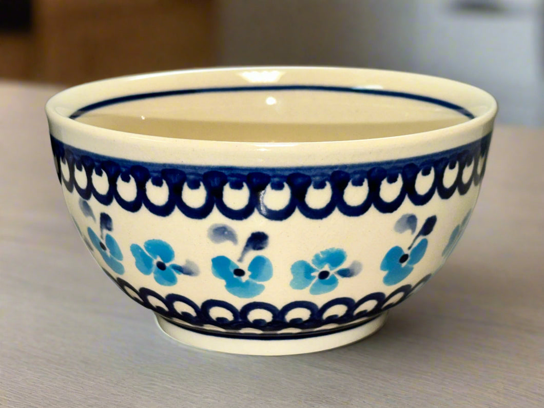 Bowl, Cereal Pre-owned / CHIPPED - Pansy