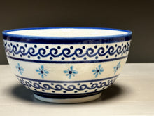 Load image into Gallery viewer, Bowl, Cereal Pre-owned - Light Blue Diamond Flower
