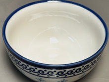 Load image into Gallery viewer, Bowl, Cereal Pre-owned - Light Blue Diamond Flower
