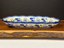 Load image into Gallery viewer, Platter, Oval Scalloped Edge - Evening Poppy
