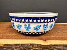 Load image into Gallery viewer, Bowl, Pre-owned 7&quot; - Light Blue Pansy
