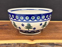 Load image into Gallery viewer, Bowl, Cereal Pre-owned - Evergreen Trees &amp; Snowflakes
