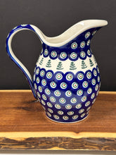 Load image into Gallery viewer, Pitcher, Pre-owned 1.7L - Peacock Dots &amp; Trees
