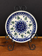 Load image into Gallery viewer, Plate, Salad Pre-owned - Evergreen Trees &amp; Snowflakes
