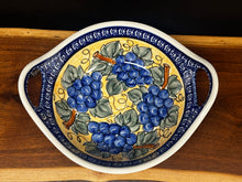 Load image into Gallery viewer, Bowl, Miska Serving 10&quot; - Tuscan Grapes
