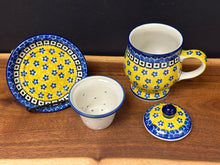 Load image into Gallery viewer, Mug, Tea w/Infuser - Sunburst
