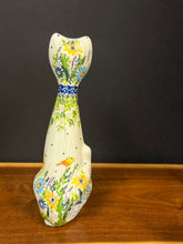 Load image into Gallery viewer, Cat Figurine, Kalich - Song Bird in the Garden
