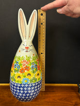Load image into Gallery viewer, Bunny Figurine, Tall 12" - Celebration - QLTY 2 small paint flaw
