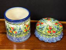Load image into Gallery viewer, Canister, Cottage Canning Jar Style 6.5” - Honeybee &amp; Tulip
