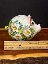 Load image into Gallery viewer, Piggy Bank, Mini - Pink Flowers
