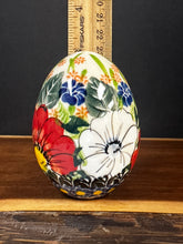 Load image into Gallery viewer, Egg, Pysanky Pottery - Medium 3" - Red &amp; White
