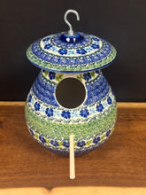 Load image into Gallery viewer, Birdhouse, Kalich Unikat - Sapphire &amp; Swirls
