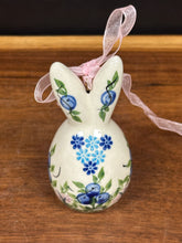 Load image into Gallery viewer, Bunny Rabbit Ornament - Blueberries
